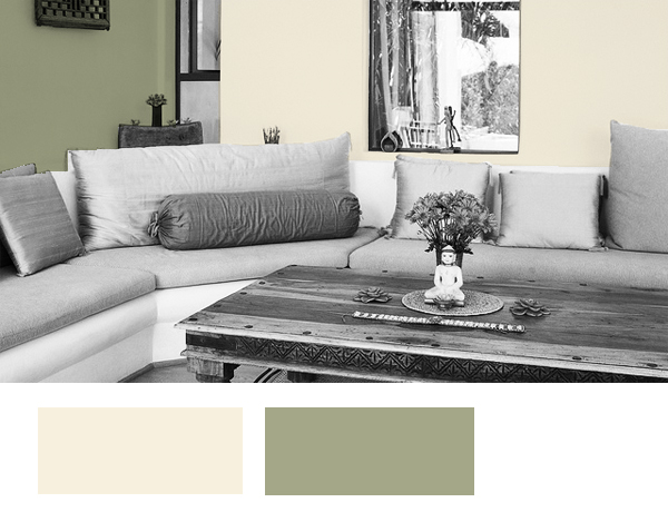 επιλογη χρωματων για καθιστικο: ωχροκιτρινο και πρασινο χρωματα καθιστικου, πρασινο στους τοιχους, χρωμα ελιας, χρωμα γιασεμι