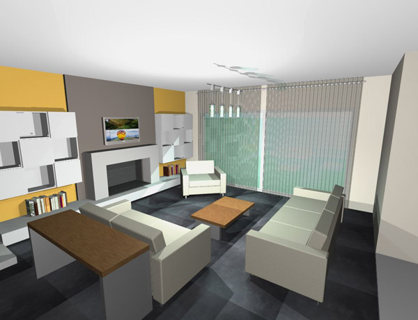 Το τζάκι τοποθετηθείται κεντρικά στον τοίχο Το τζάκι τοποθετηθείται κεντρικά στον τοίχο