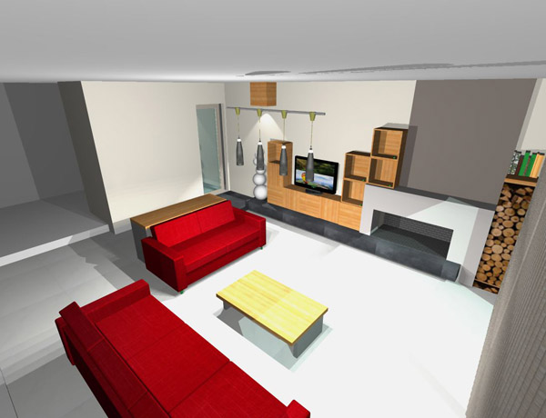 'Ράφι' τζακιού και σκαλοπάτι ένα σκουρόχρωμο γραμμικό στοιχείο αναδεικνύει τη σύνθεση τζακιού και προθηκών 'Ράφι' τζακιού και σκαλοπάτι ένα σκουρόχρωμο γραμμικό στοιχείο αναδεικνύει τη σύνθεση τζακιού και προθηκών