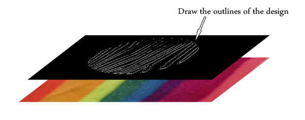 draw outlines draw outlines