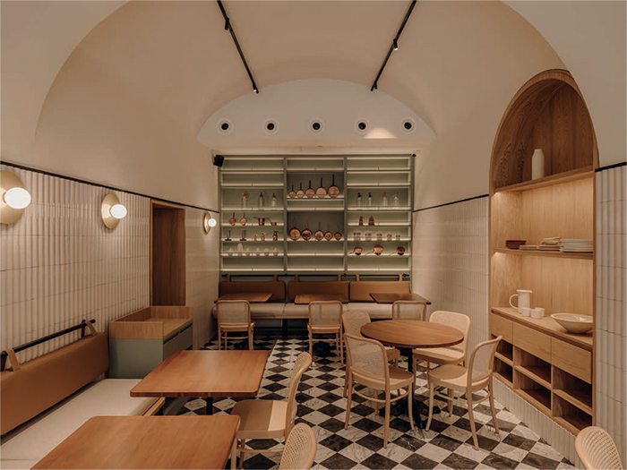 Palau Fugit Casa Heras restaurant view