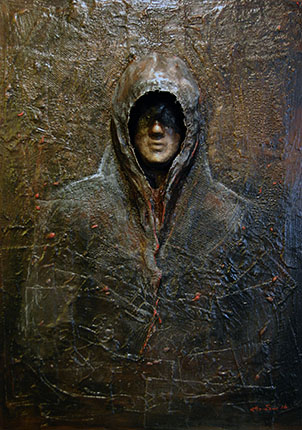 Ο Φύλακας Ο Φύλακας μικτή τεχνική ακρυλικά 60χ80 2014