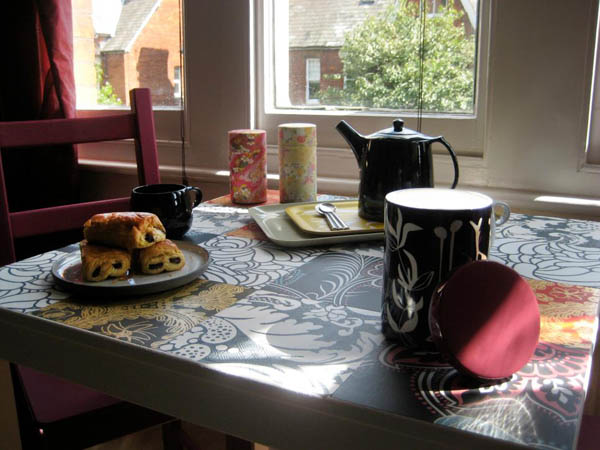 Original Will Taylor wallpaper Original Will Taylor wallpaper dining table