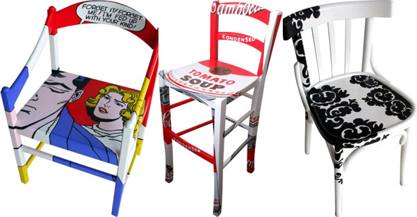 ανακύκλωση αντικειμένων upcycled chair, επανάχρηση επίπλων, ανακύκλωση αντικειμένων