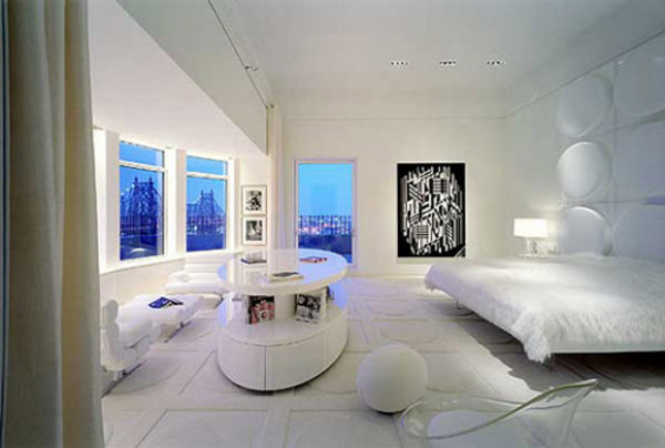 Συναισθήματα ειρήνης και άνεσης στο κατάλευκο υπνοδωμάτιο Συναισθήματα ειρήνης και άνεσης στο κατάλευκο υπνοδωμάτιο