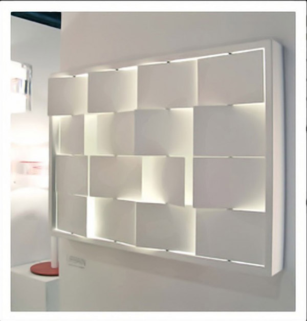 Ο τοίχος διαμορφώθηκε σε φωτεινή πηγή Ο τοίχος διαμορφώθηκε σε φωτεινή πηγή