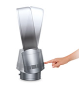 Ο Dyson Air Multiplier σταθεροποιείται σε οποιαδήποτε θέση  Ο Dyson Air Multiplier σταθεροποιείται σε οποιαδήποτε θέση