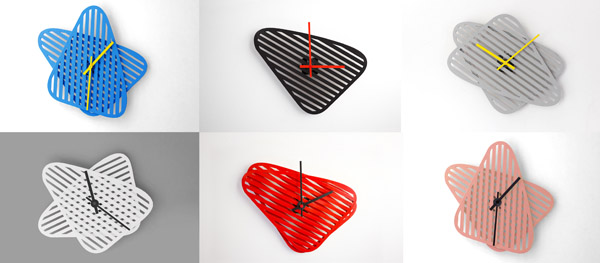 ρολόγι τοίχου, ρολόγι τοίχου με μεταβαλλόμενη μορφή