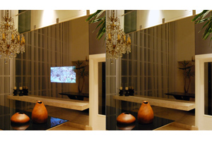 Mirror TV σε καθιστικό