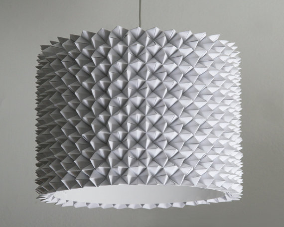 Faceted Drum Shade