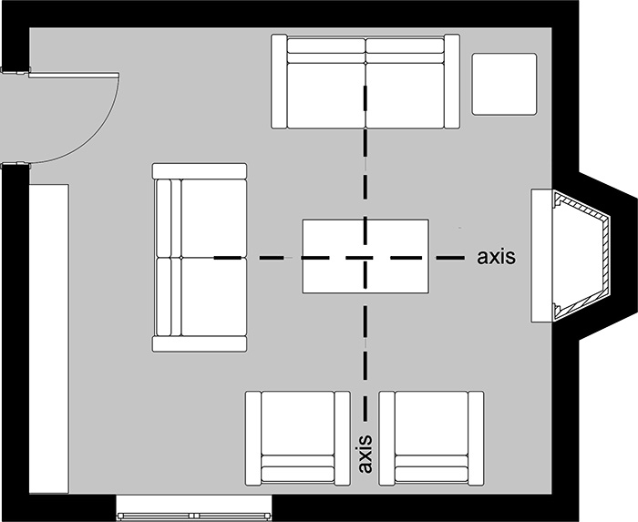 focal point living room