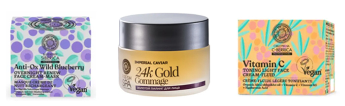 natura siberica creams