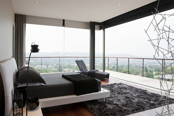 κρεβατοκάμαρα με θέα  